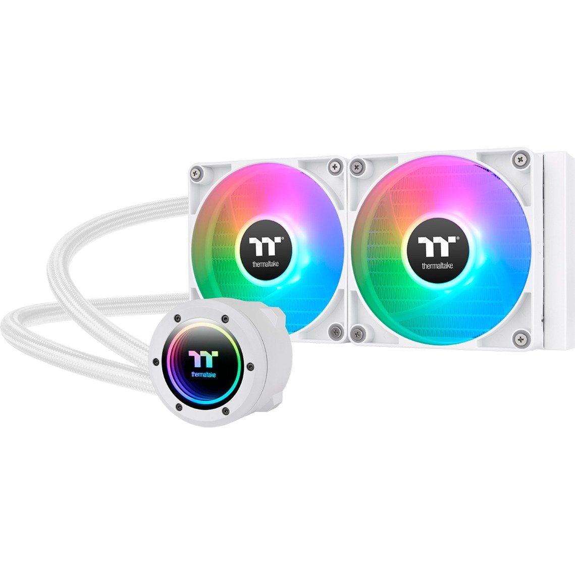 Thermaltake TH240 V2 ARGB Sync AIO Liquid Cooler Snow Edition Blanco