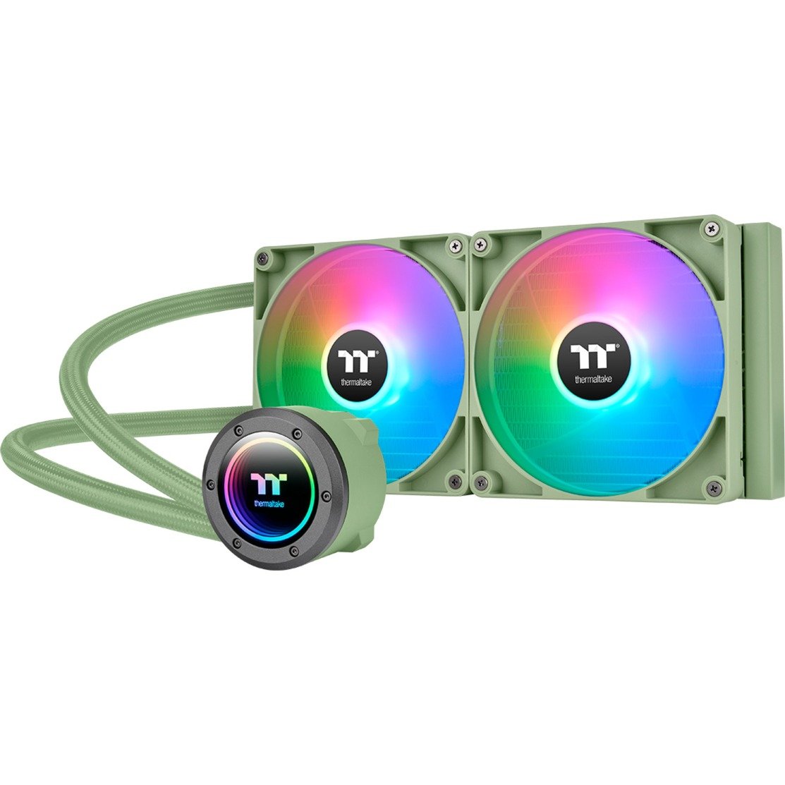 Thermaltake TH280 V2 ARGB Sync AIO Liquid Cooler Matcha Green