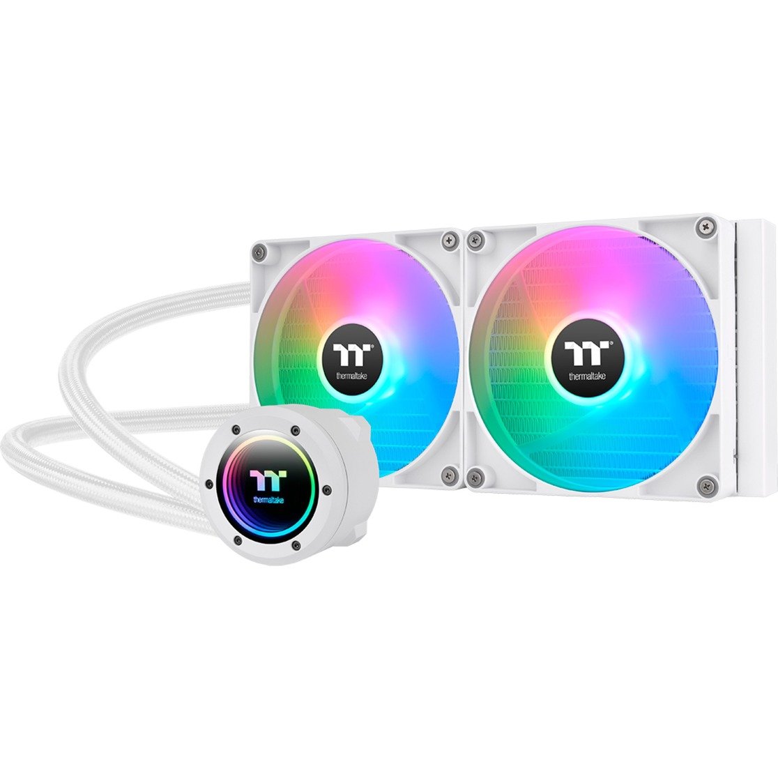 Thermaltake TH280 V2 ARGB Sync AIO Liquid Cooler Snow Edition Blanco