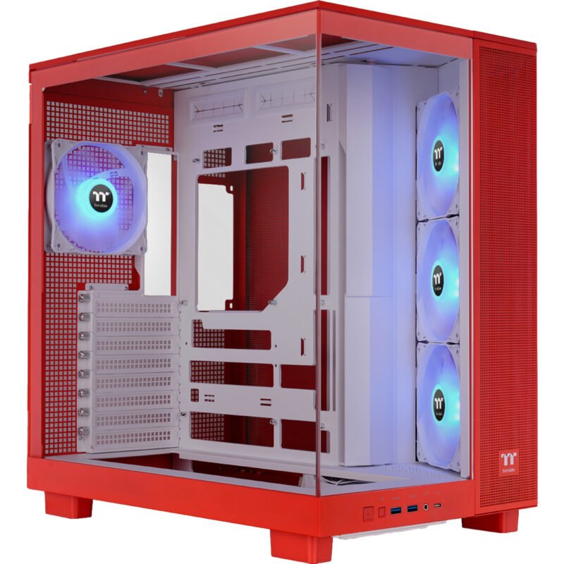 Thermaltake View 380 XL TG ARGB Rojo