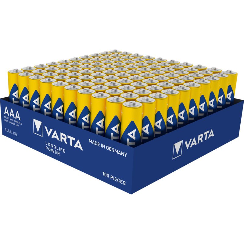 VARTA Longlife Power Batterie LR03 Tray
