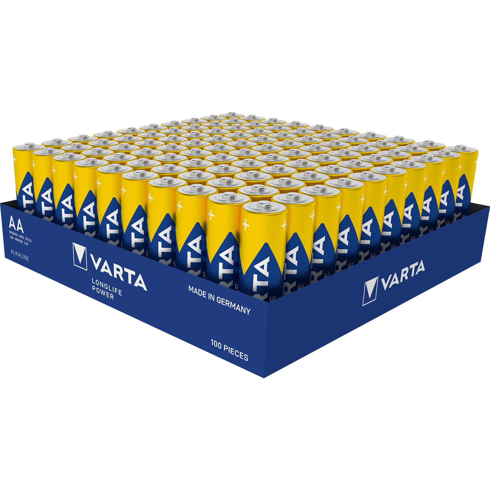 VARTA Longlife Power Batterie LR06 Tray