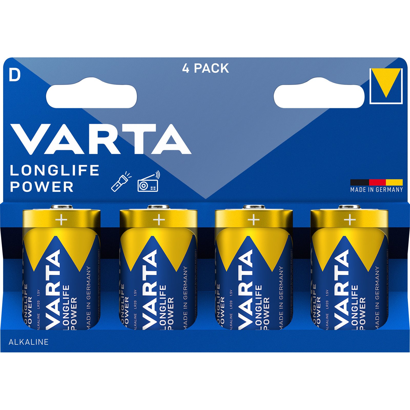 VARTA Longlife Power Batterie LR20