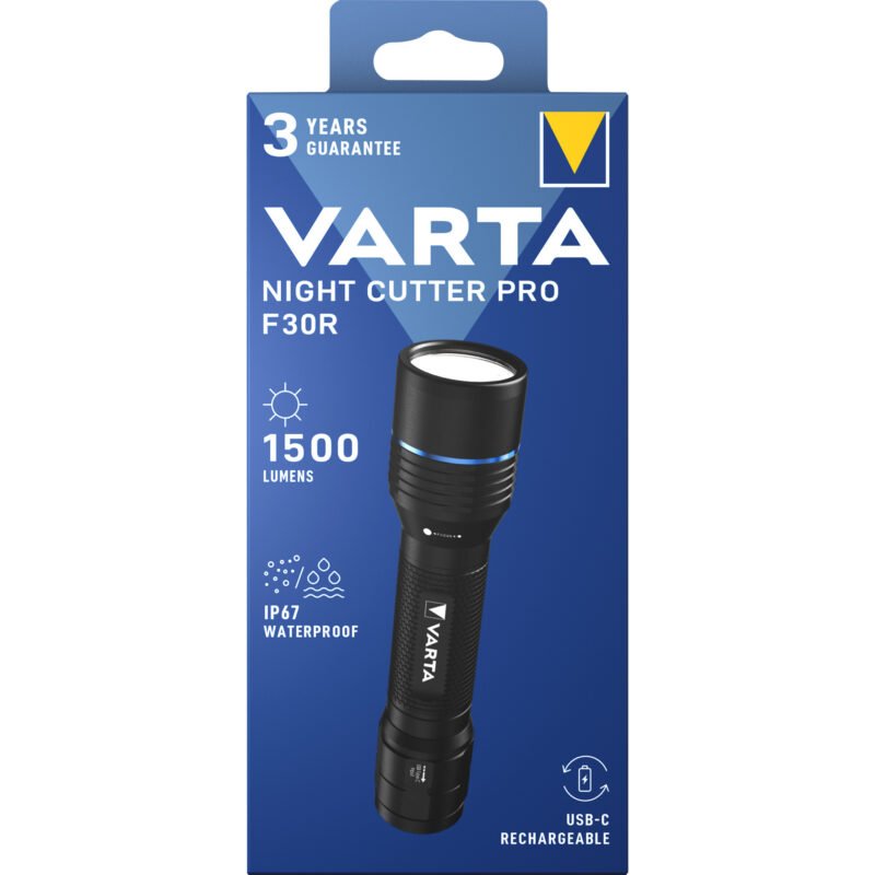VARTA Night Cutter Pro F30R Negro