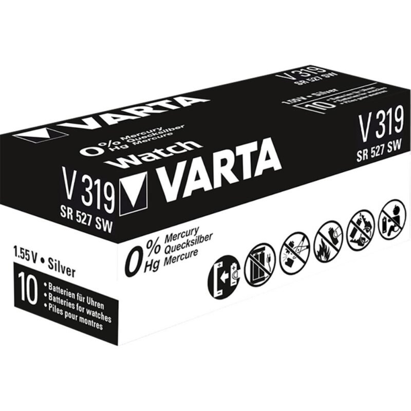 VARTA Silberoxid-Knopfzelle 319 Plata