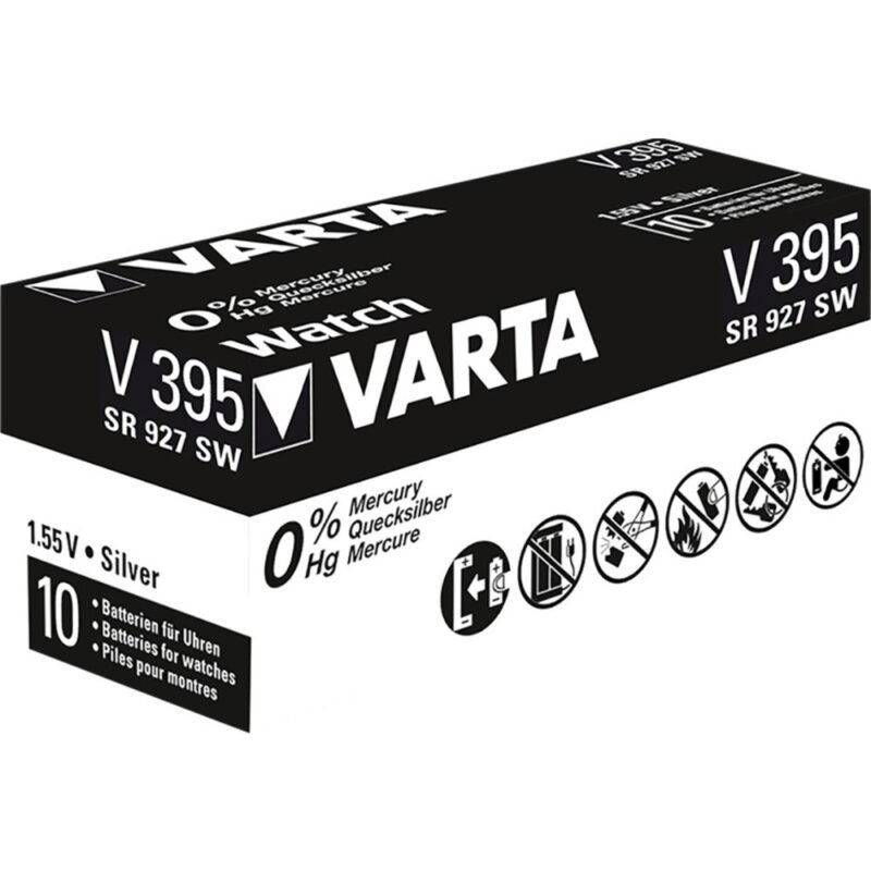 VARTA Silberoxid-Knopfzelle 395 Plata