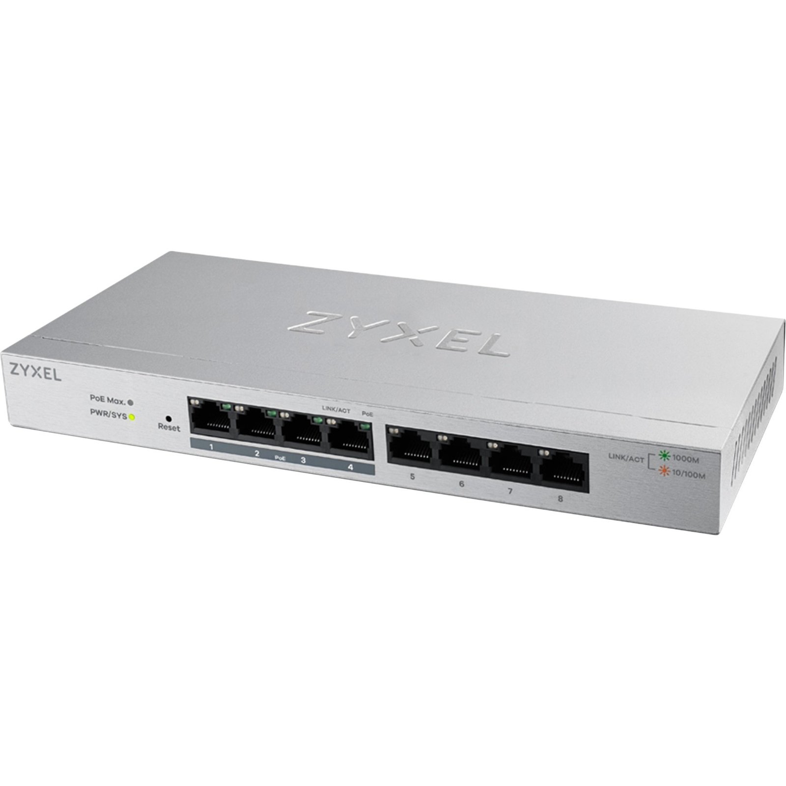 Zyxel GS1200-8 Plata