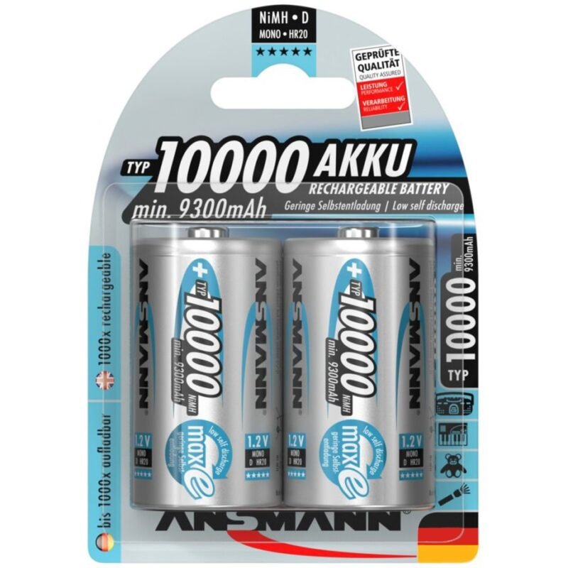 Ansmann 10000mAh NiMh Professional Plata