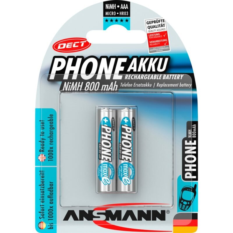 Ansmann 800mAh DECT Plata