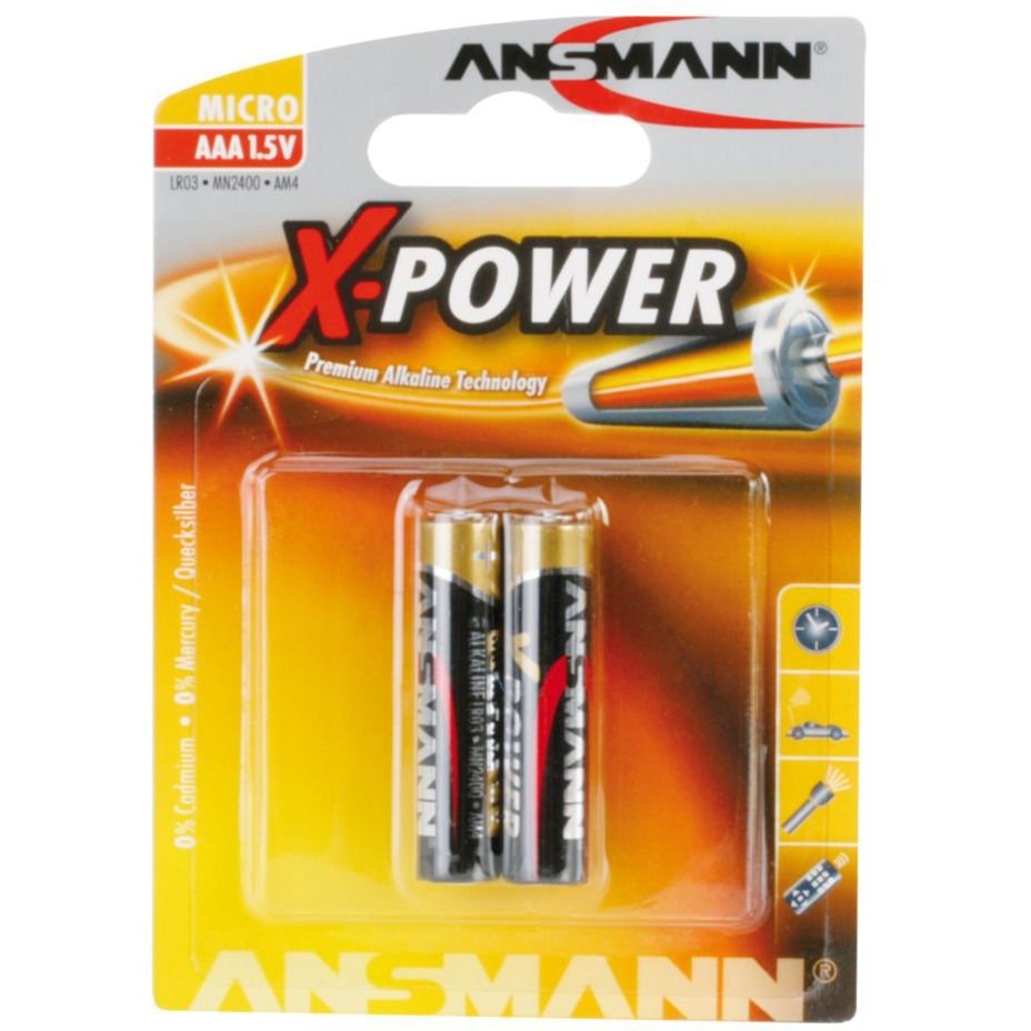 Ansmann X-Power Alkaline Batterie Micro AAA / LR03