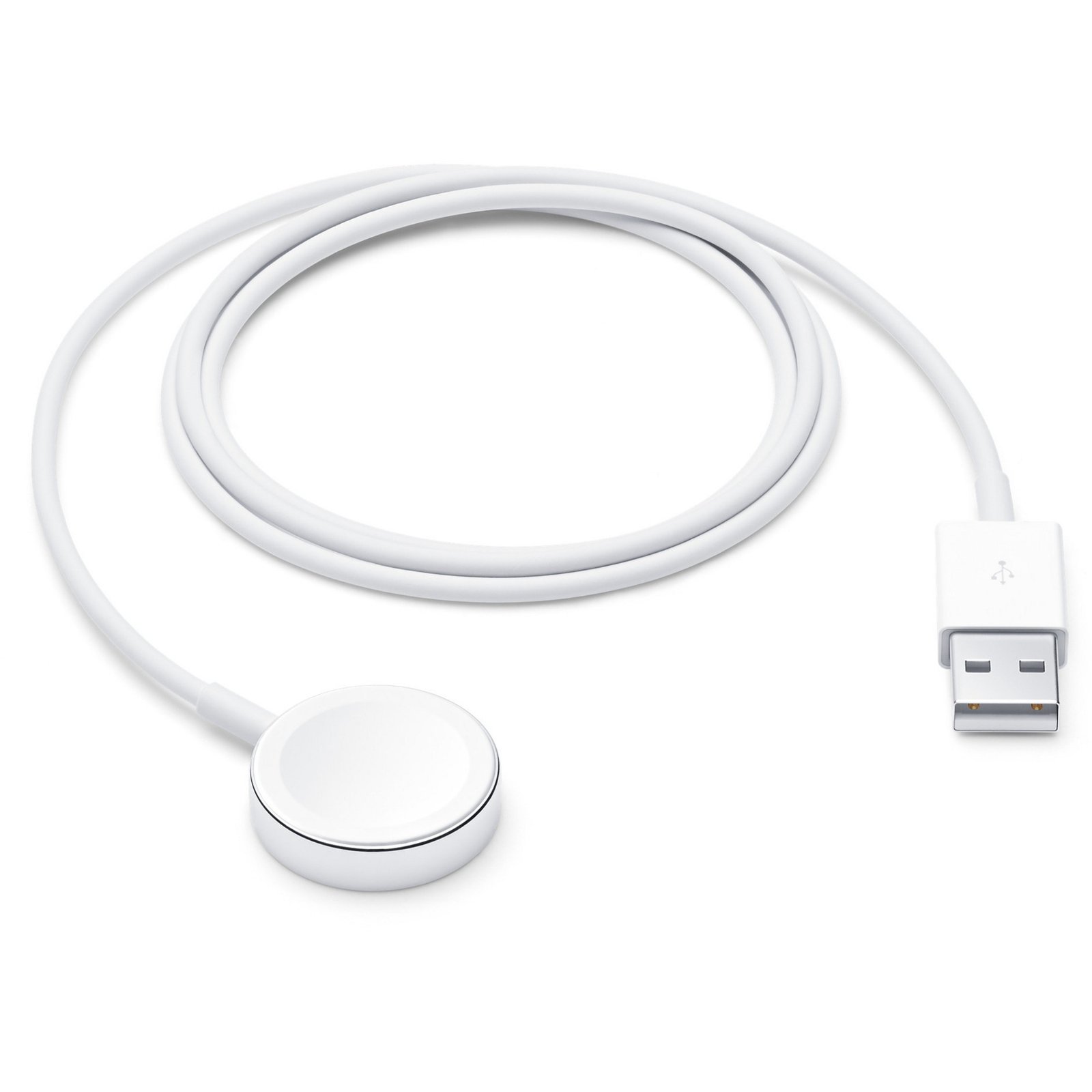 Apple Watch magnetisches Ladekabel USB-A Blanco