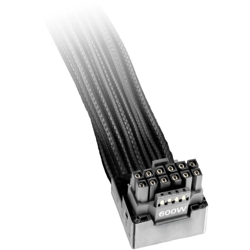be quiet! 12V-2x6 / 12VHPWR 90° PCI-E Reversed Kabel Negro