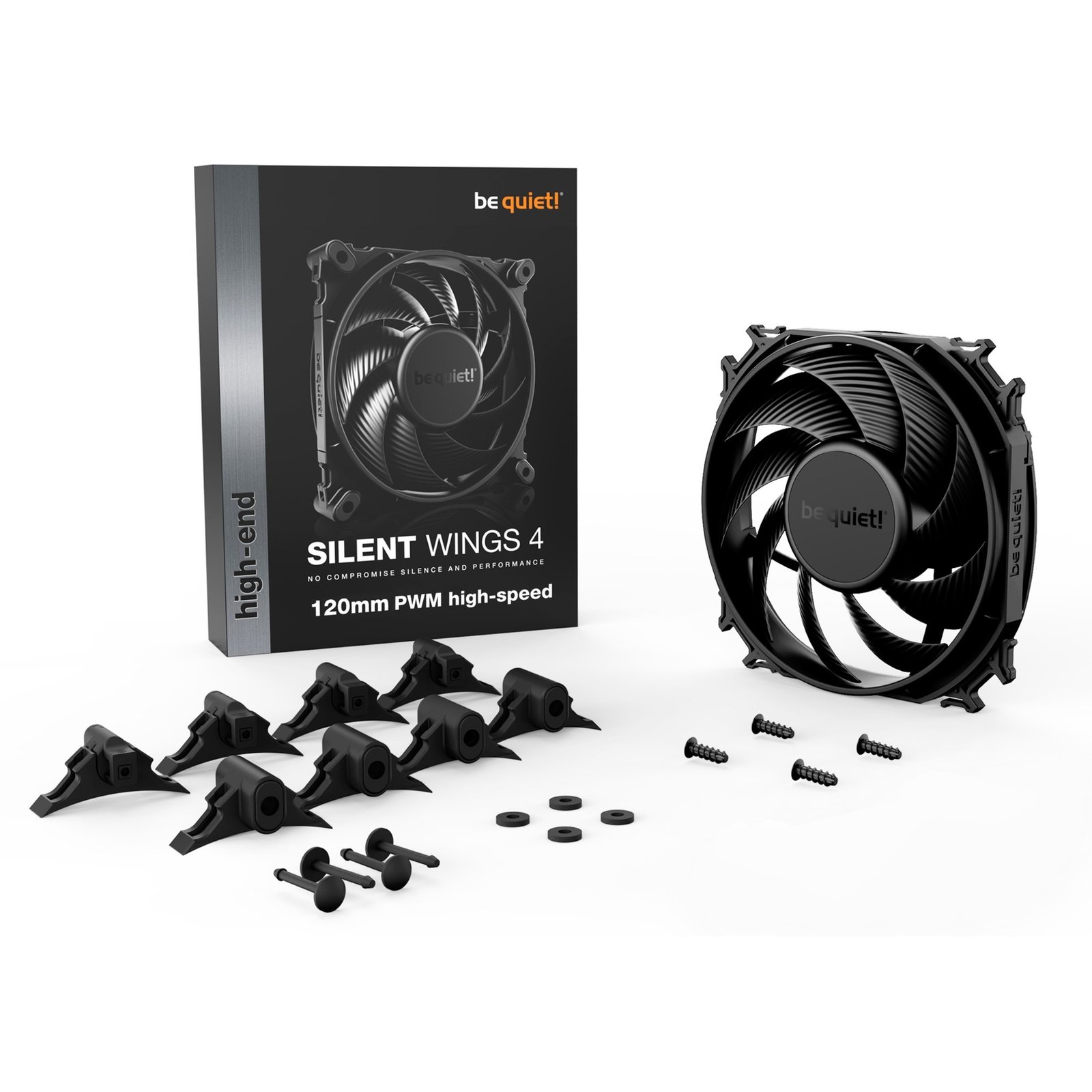 be quiet! Silent Wings 4 PWM high-speed 120x120x25 Negro - Imagen 4