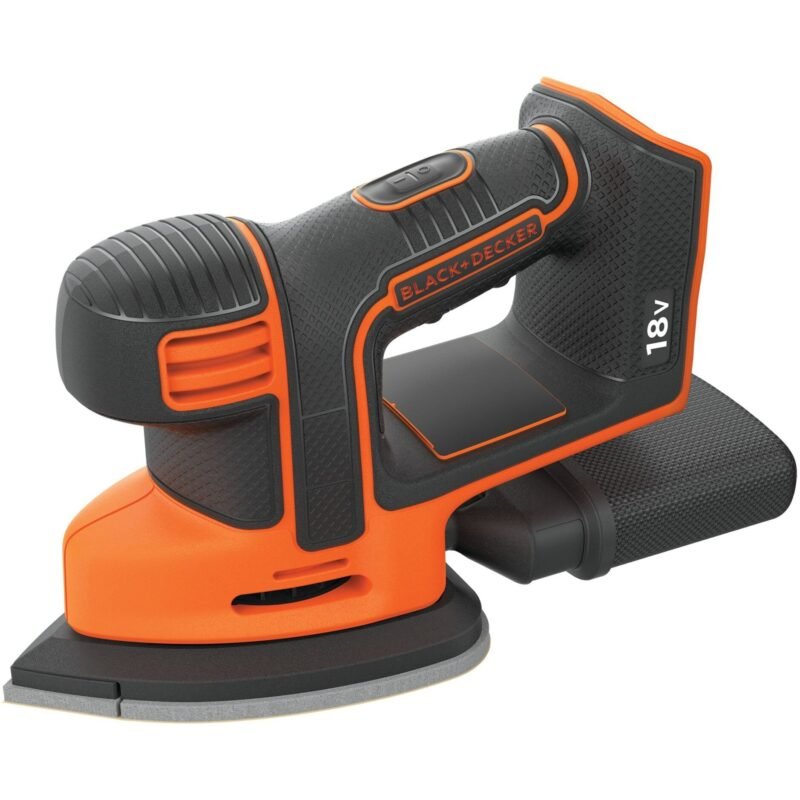 BLACK+DECKER Akku-Dreieckschleifer Mouse BDCDS18N Naranja