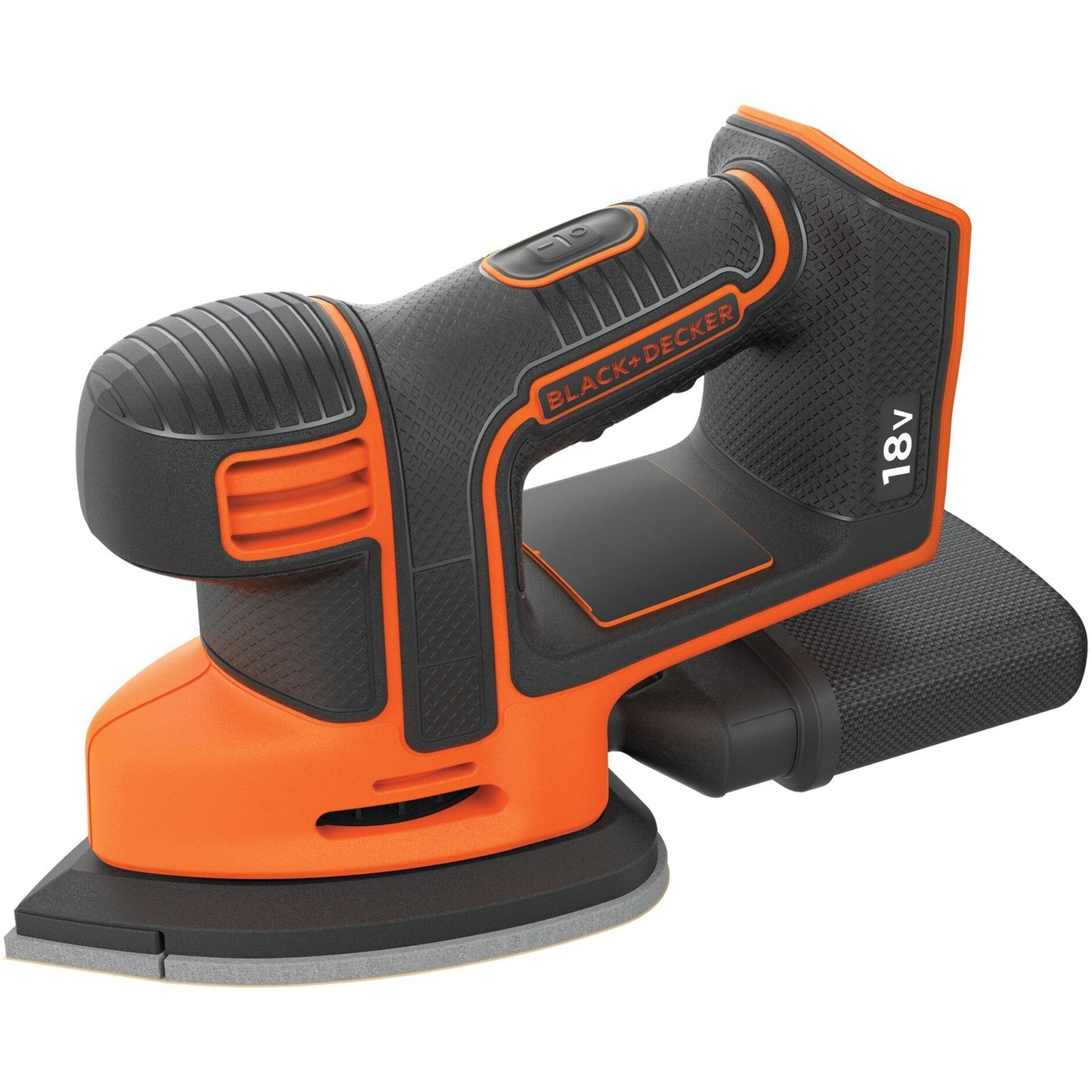 BLACK+DECKER Akku-Dreieckschleifer Mouse BDCDS18N Naranja