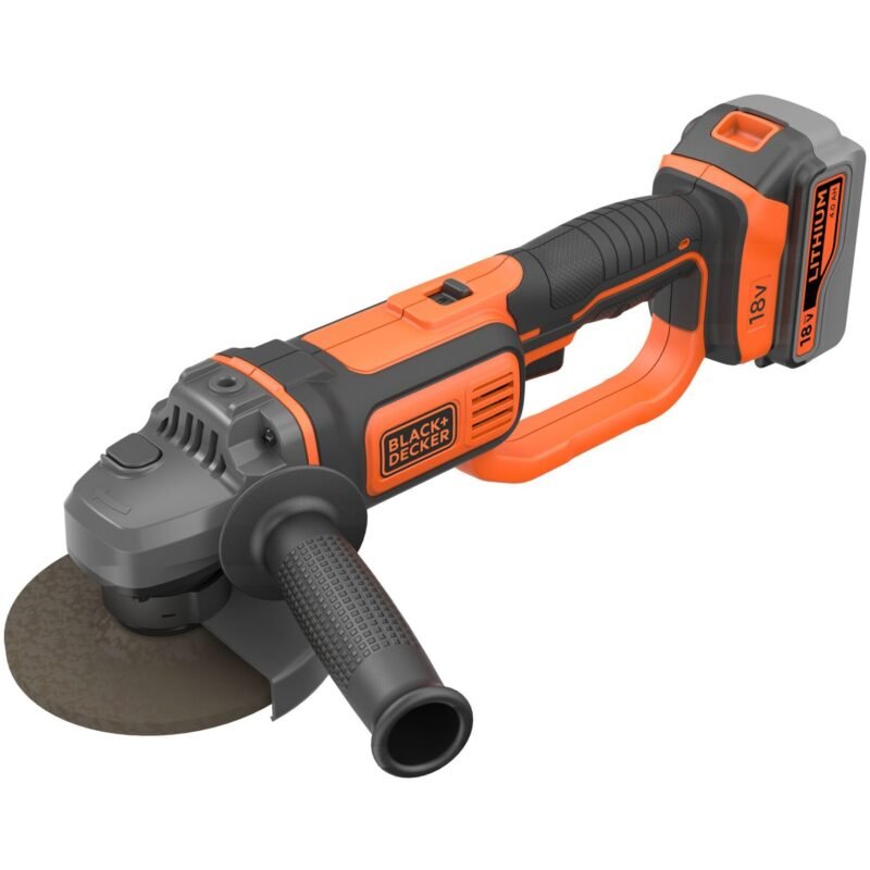 BLACK+DECKER Akku-Winkelschleifer BCG720M1 Negro
