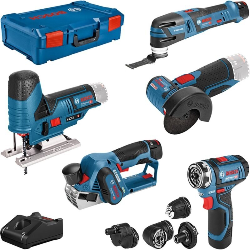 Bosch 5-teiliges 12Volt-Werkzeug-Set Azul