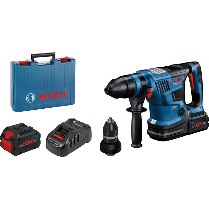 Bosch Akku-Bohrhammer GBH 18V-34 CF Professional Azul