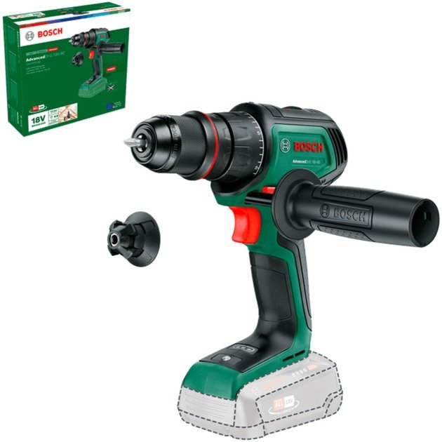 Bosch Akku-Bohrschrauber AdvancedDrill 18V-80 QuickSnap Solo Verde