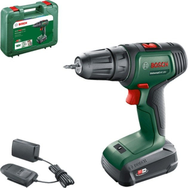 Bosch Akku-Bohrschrauber UniversalDrill 18V Verde