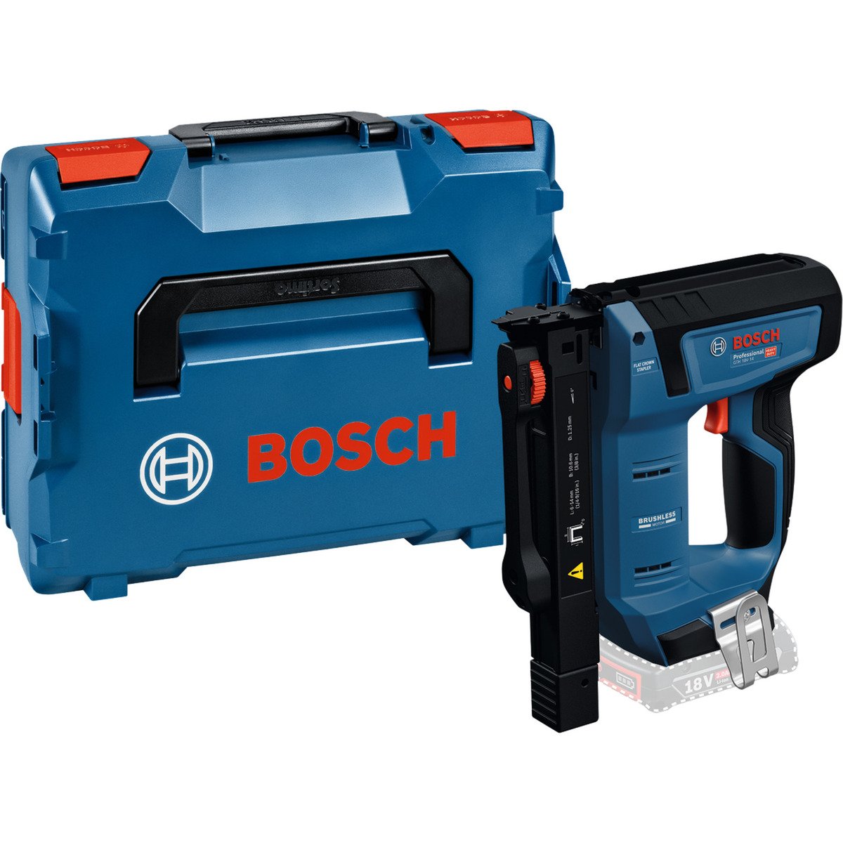 Bosch Akku-Holzklammerer GTH 18V-14 Professional solo Azul