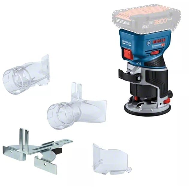 Bosch Akku-Kantenfräse GKF 18V-8 Professional solo Azul