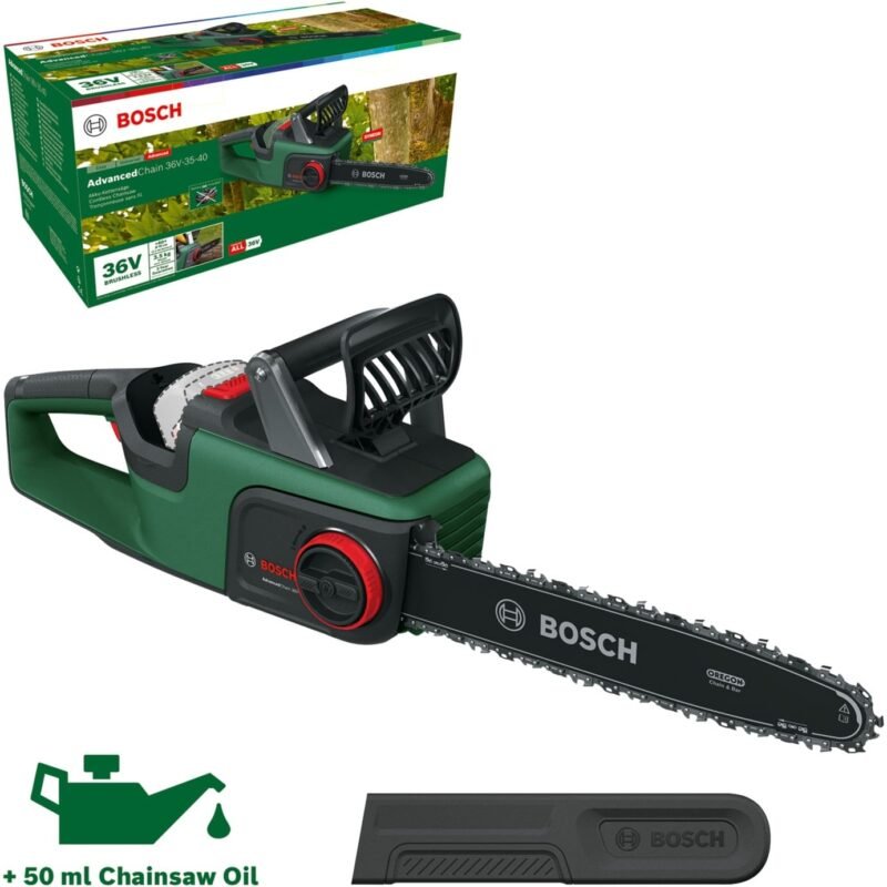 Bosch Akku-Kettensäge AdvancedChain 36V 35-40 Solo Verde
