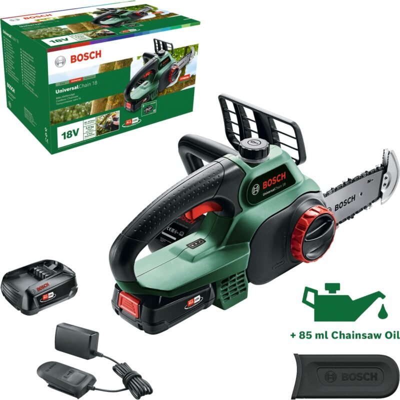 Bosch Akku-Kettensäge UniversalChain 18 Verde