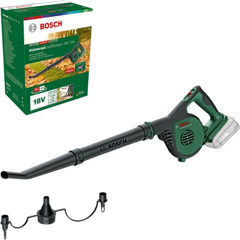 Bosch Akku-Laubbläser Universal LeafBlower 18V-130 Solo Verde