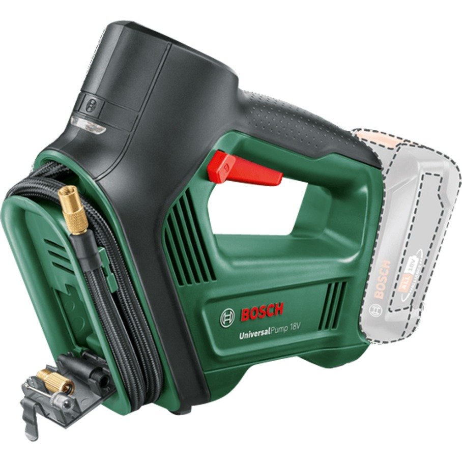 Bosch Akku-Luftpumpe UniversalPump 18V solo Verde