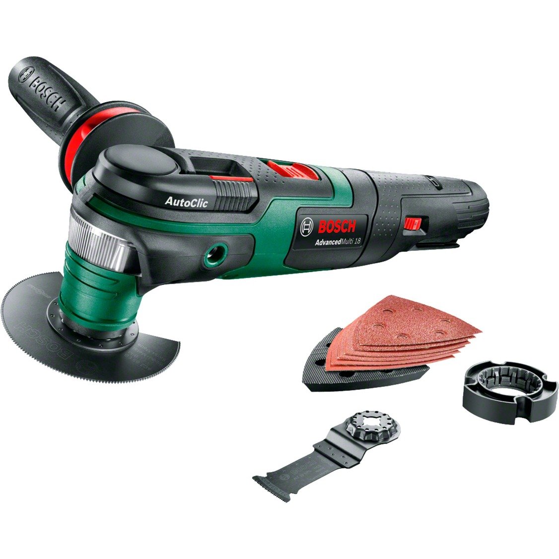 Bosch Akku-Multifunktions-Werkzeug AdvancedMulti 18 solo Verde