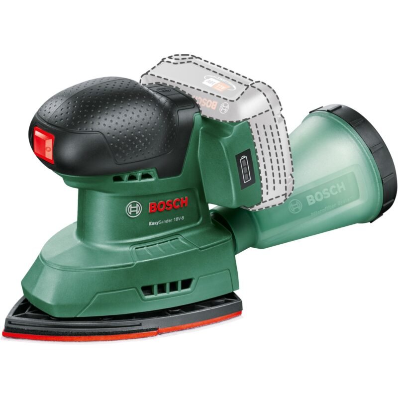 Bosch Akku-Multischleifer EasySander 18V-8 Verde