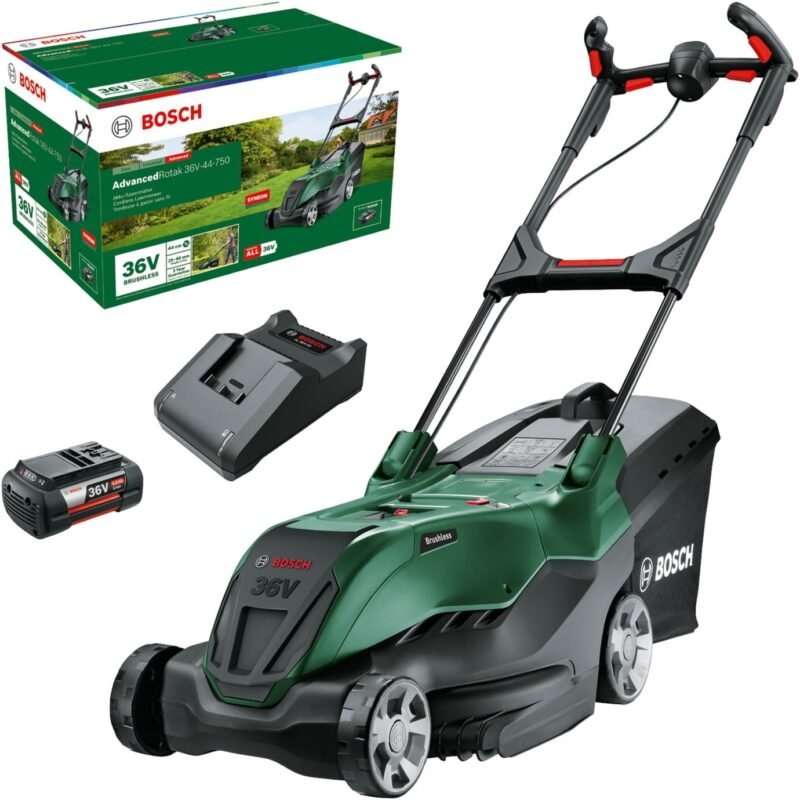 Bosch Akku-Rasenmäher AdvancedRotak 36V-44-750 Verde