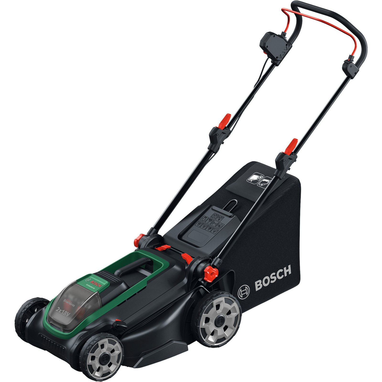 Bosch Akku-Rasenmäher Rotak18V2-43 SOLO Verde