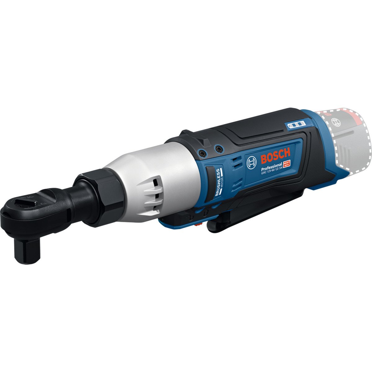 Bosch Akku-Ratschenschrauber GRC 12V-60 1/2 SN Professional solo Azul