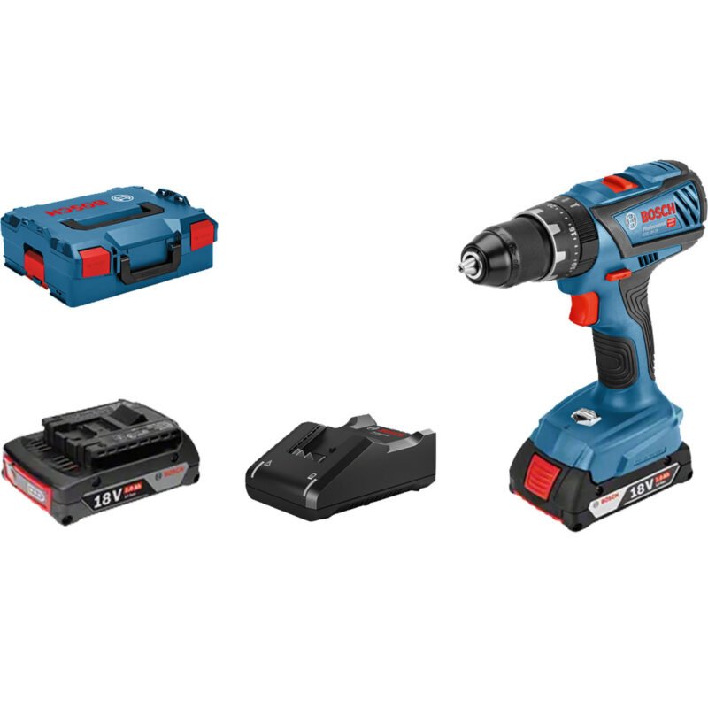 Bosch Akku-Schlagbohrschrauber GSB 18V-28 Professional Azul