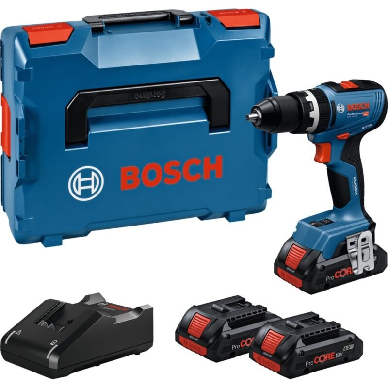 Bosch Akku-Schlagbohrschrauber GSB 18V-65 Professional Azul