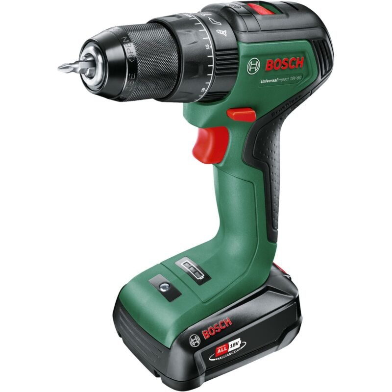 Bosch Akku-Schlagbohrschrauber UniversalImpact 18V-60 Verde