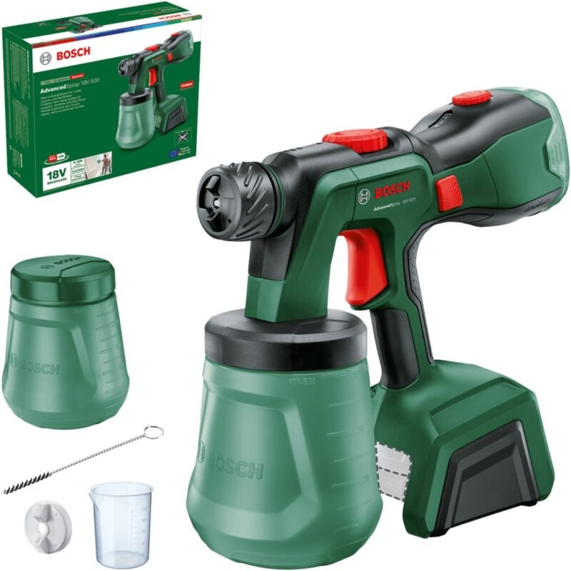 Bosch Akku-Spritzpistole AdvancedSpray 18V-500 solo Verde