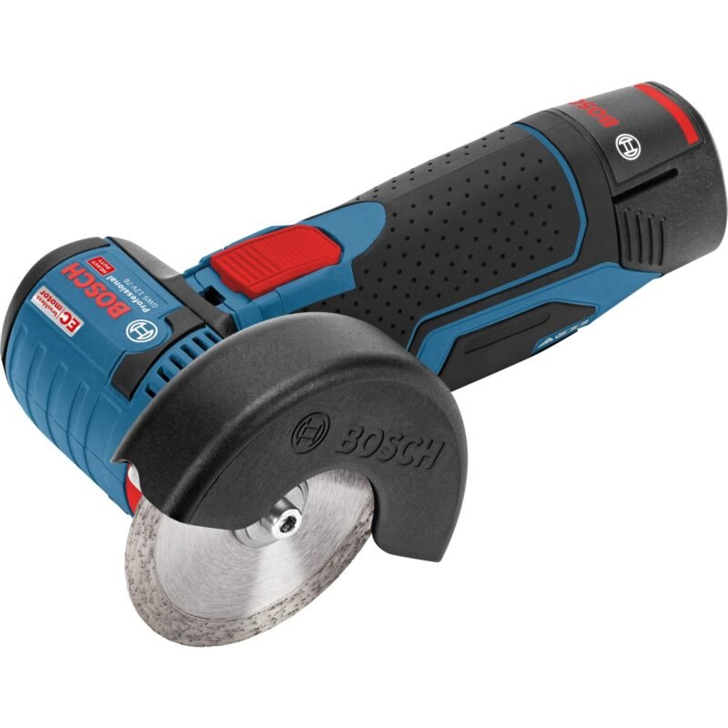 Bosch Akku-Winkelschleifer GWS 12V-76 Professional solo Azul