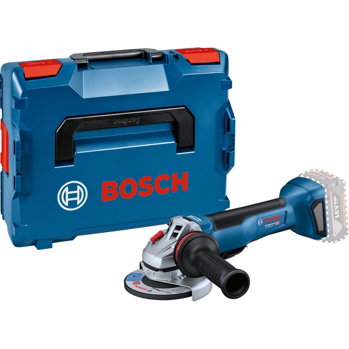 Bosch Akku-Winkelschleifer GWS 18V-10 P Professional solo Azul