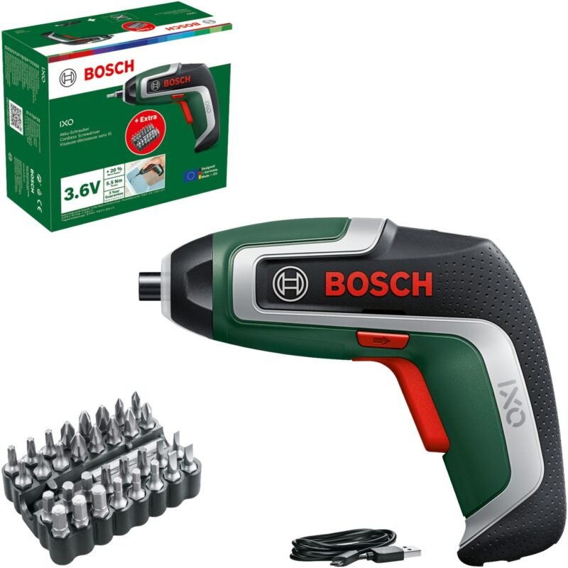 Bosch Akkuschrauber IXO 7 Bit-Set 3 Verde