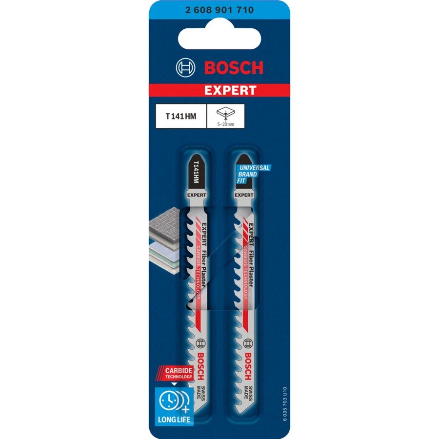 Bosch Expert Carbide Stichsägeblatt T 141 HM 'Fiber Plaster'