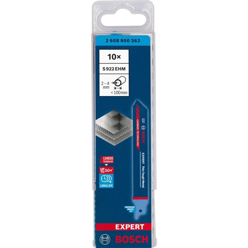 Bosch EXPERT Säbelsägeblatt ‘Thin Tough Metal’ S 922 EHM