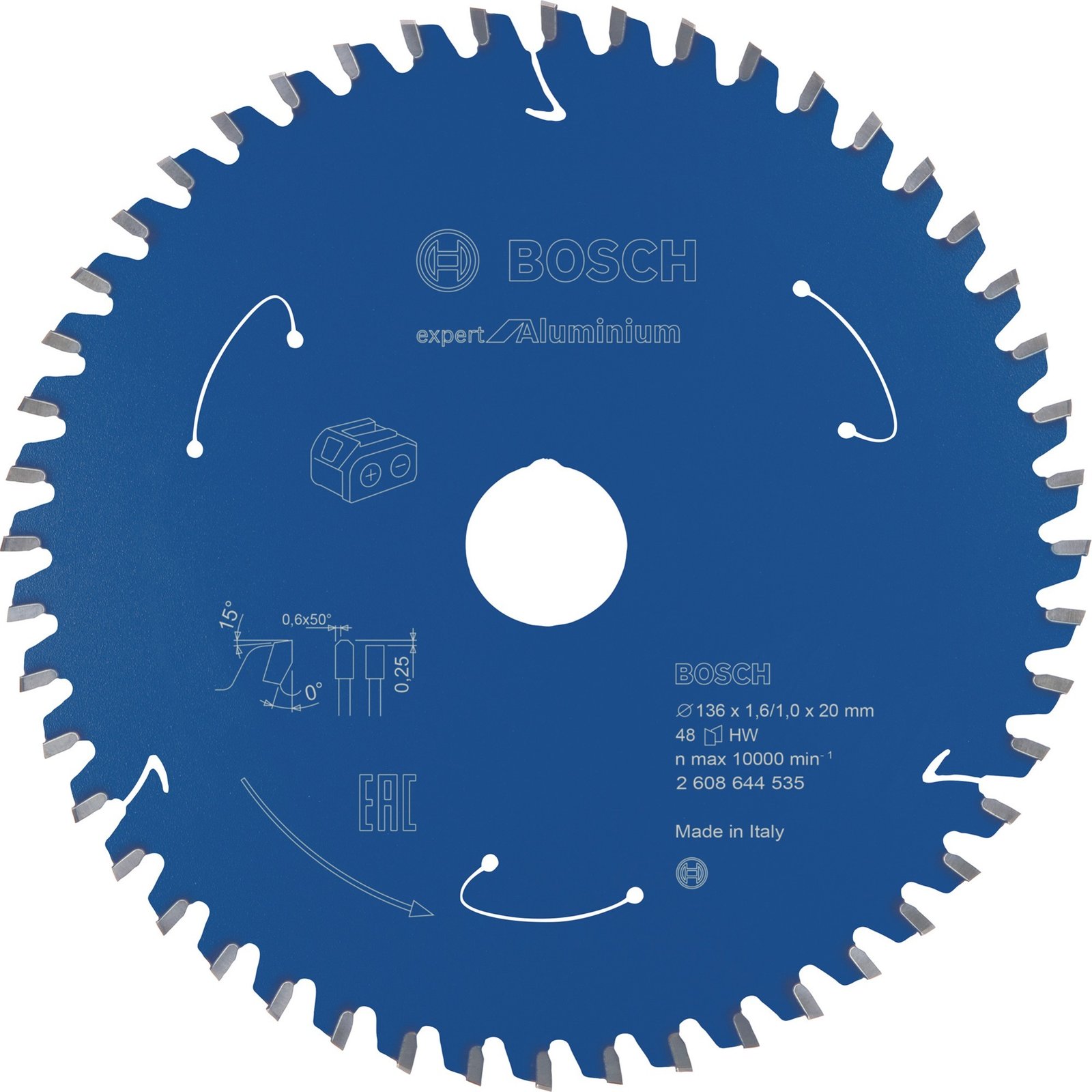 Bosch Kreissägeblatt Expert for Aluminium