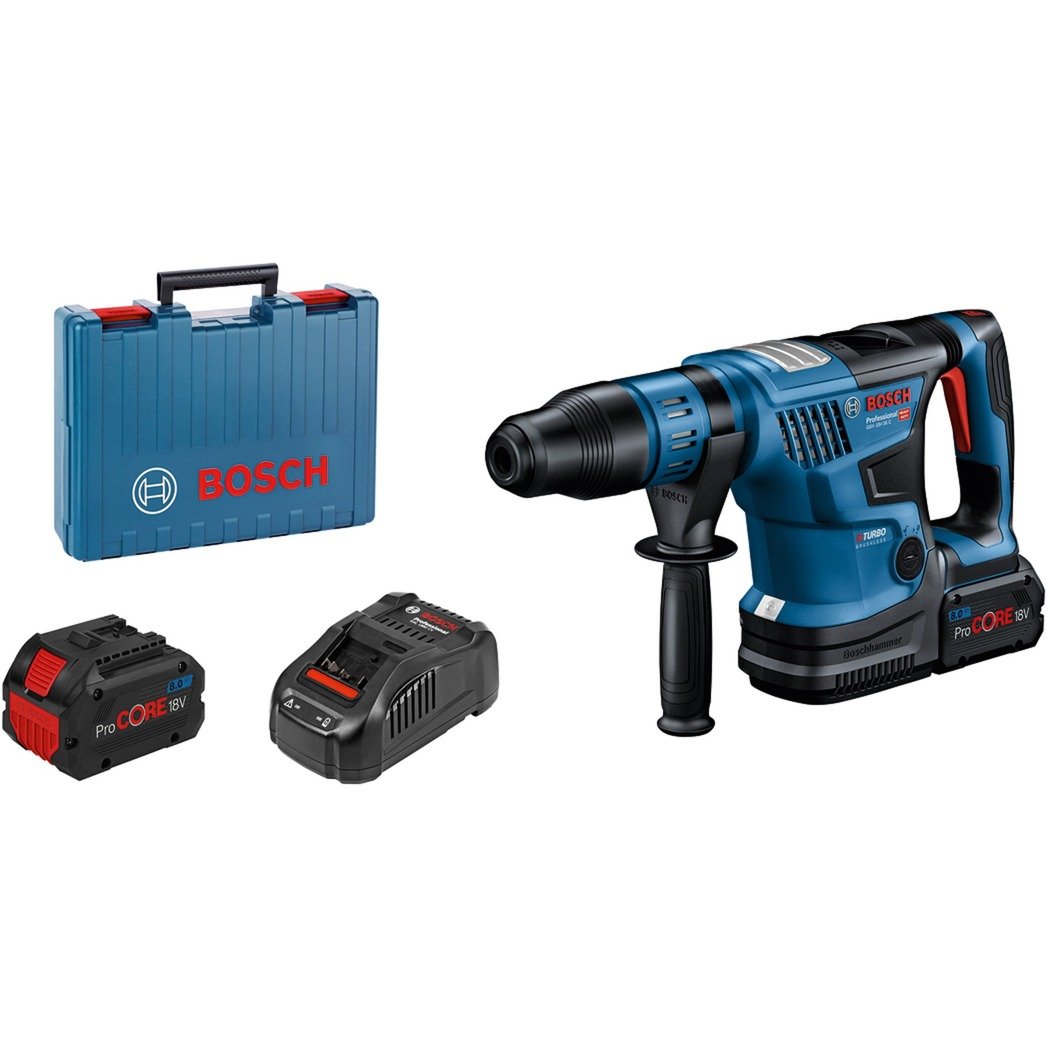 Bosch PRO Akku-Bohrhammer BITURBO GBH 18V-36 C Professional Azul