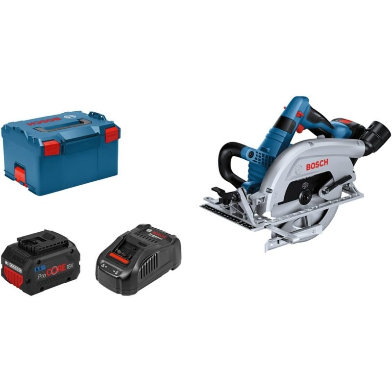 Bosch PRO Akku-Handkreissäge BITURBO GKS 18V-70 L Professional Azul