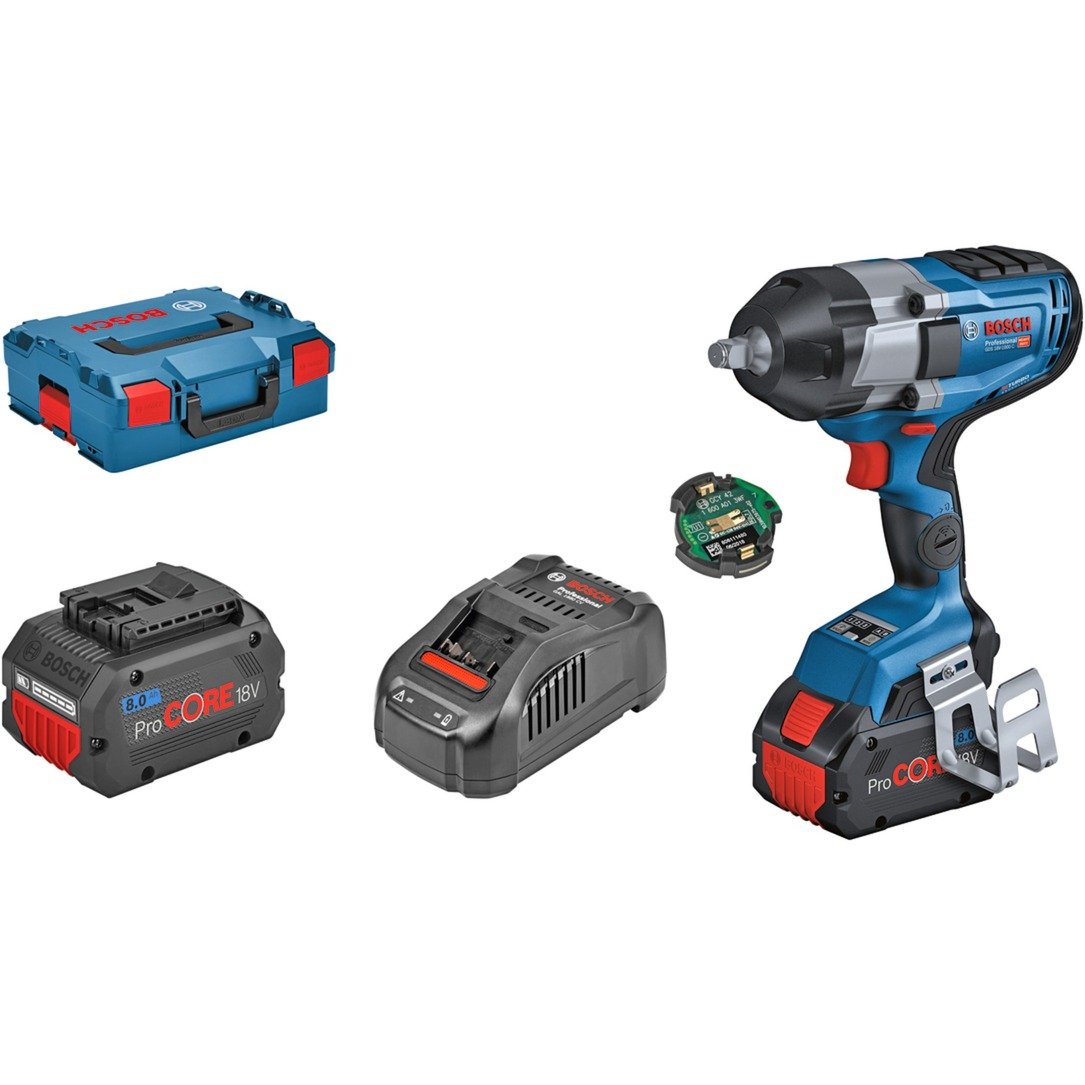 Bosch PRO Akku-Schlagschrauber BITURBO GDS 18V-1000 C Professional Azul