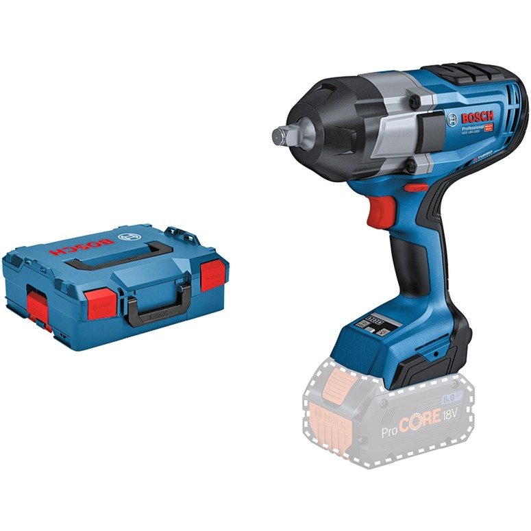 Bosch PRO Akku-Schlagschrauber BITURBO GDS 18V-1000 Professional solo Azul