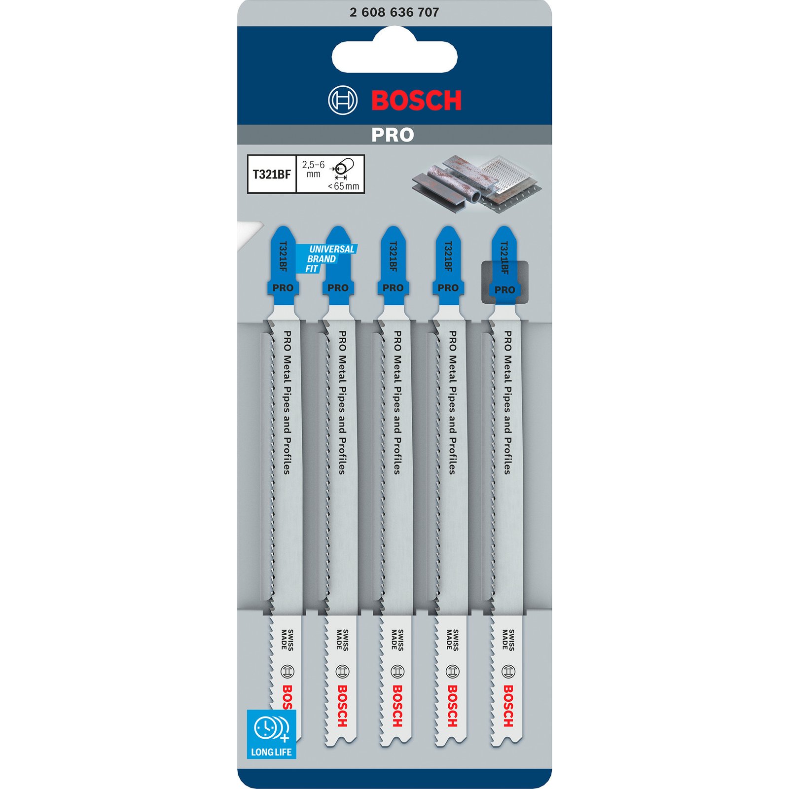 Bosch PRO Metal Pipes and Profiles Stichsägeblatt T 321 BF